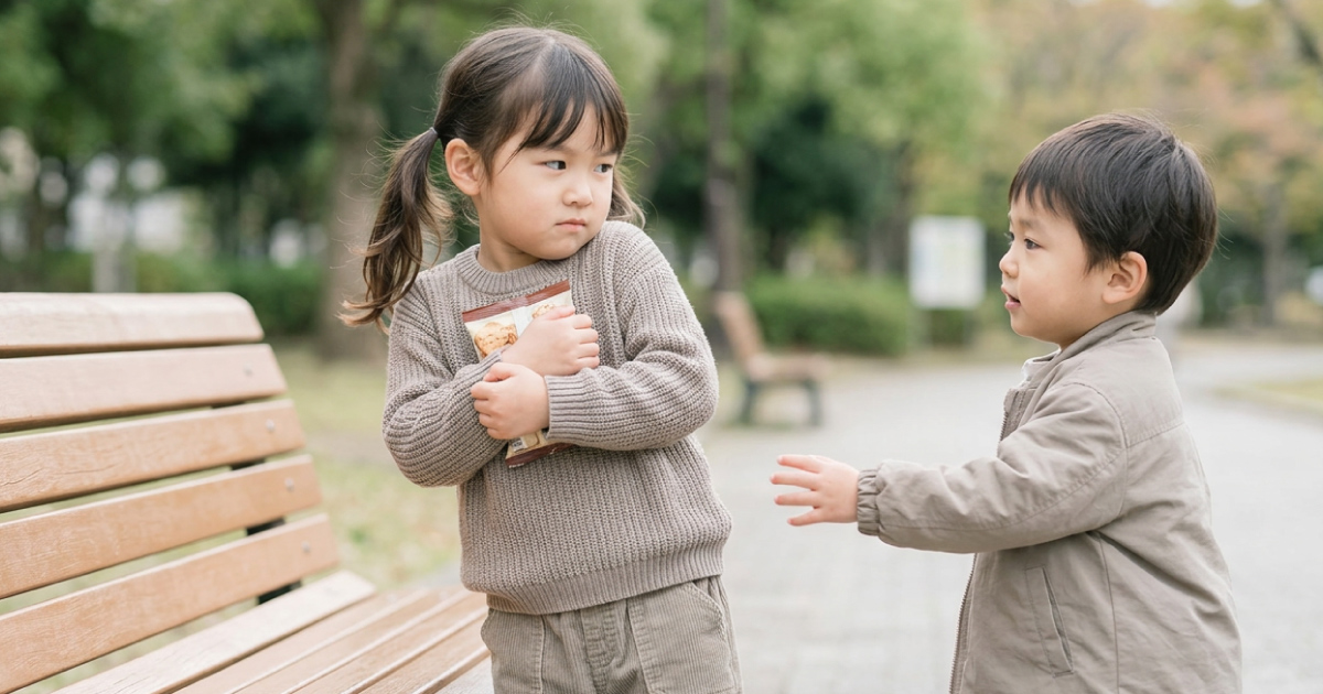 孩子不願意分享食物,是自私嗎?從分享、拒絕與界線教孩子學會人際互動